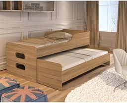 Bicama Solteiro Elis Basoto Amêndoa