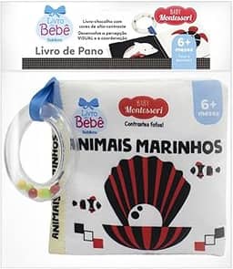 Baby Montessori - Contrastes Fofos! Animais marinhos