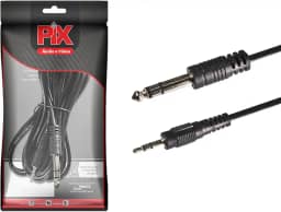 Performance Sound Cabo P2+P10 Plástico - P2 Estéreo + P10 Estéreo 5M