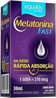 Suplemento Líquido Equaliv melatonina Fast 30ml Rápida Absorção