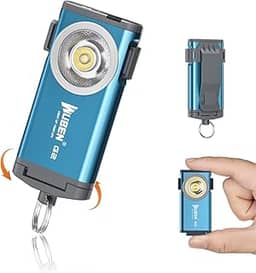 WUBEN G2 Mini Lanternas Led, 500 Lúmens Chaveiro De Lanterna EDC Pequena, 5 Modos Lanterna De Bolso Portátil Recarregável Para Acampamento, Ao Ar Livre Emergência, Lanternas Cotidianas (Azul)