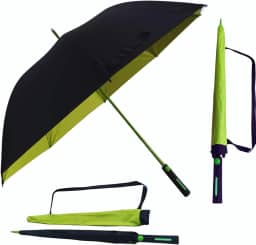 Guarda Chuva Automático Grande | Reforçado, Hiper Repelente à Água, Fibra de Vidro UltraFlex | Tecido Resistente, Proteção UV 100%, Resistente ao Vento | Perfeito para Chuva e Sol