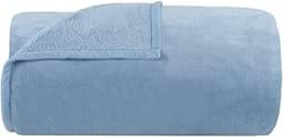 Cobertor Casal Buddemeyer Aspen ll 100% Poliéster Azul