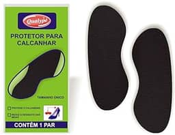 QUALYPÉ Protetor De Calcanhar Em Espuma Preto Qualypé Preto Único