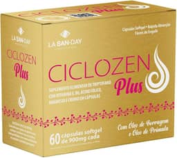 Ciclozen Plus (60 Cápsulas) - Auxilia nos sintomas de TPM e Menopausa, auxilia contra compulsão por doces, auxilia na qualidade do sono