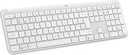 Teclado sem fio Logitech Signature Slim K950 Com Easy-Switch para até 3 dispositivos, Digitação Silenciosa, Conexão Bluetooth ou Receptor USB Logi Bolt Incluso e Layout US INTL - Branco