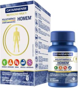 Polivitamínico A-Z Homem - 60 Cápsulas - Catarinense