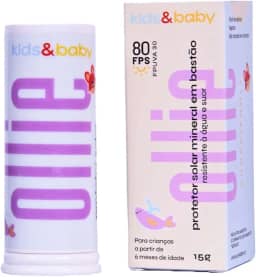 Protetor Solar Infantil em Bastão Mineral FPS 80 FPUVA 30​