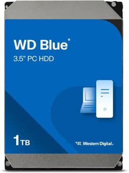 HD Interno 1Tb Desktop, Western Digital, HD Interno, Prata
