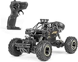 Leeofty Carro RC de liga off-road 1/16 2,4 GHz 4 WD 15 km/h Carro de escalada de alta velocidade RTR