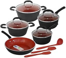 Jogo de Panelas Antiaderente Cerâmica de Indução 8 Peças Brinox Select Premium 4798/502