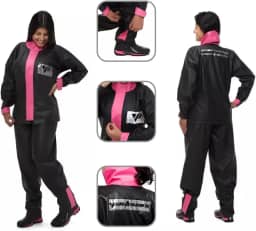 Capa de Chuva Para Motoqueiro Feminina Pvc Impermeavel Pantaneiro