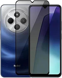 [GL CASES] Película Privacidade Xiaomi Redmi 14C Anti Risco Película Privativa Redmi 14C Vidro Temperado 3D Proteção 9H Pelicula Anti Espião Cobertura Total Da Tela + Kit Limpeza Para Aplicação