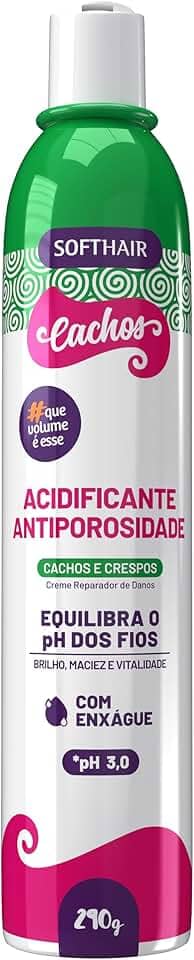 Soft Hair - Acidificante Antiporosidade Soft Hair 290G Cachos E Crespos Ph 3.0