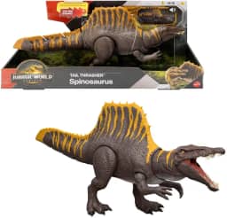 Jurassic World Dinossauro de Brinquedo Rebirth Spinosaurus para crianças a partir de 4 anos