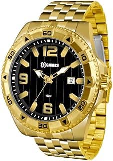Relógio X Games Masculino Ref: Xmgs1025 P2kx Big Case Dourado