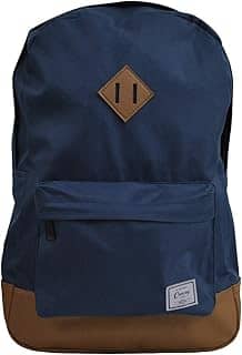 Mochila Juvenil Escolar com couro sintético (PRETA)