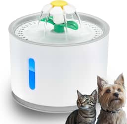 Bebedouro Fonte de Água Automatico 2,4l com Filtro Dispensador Silencioso para Pet Cães e Gatos