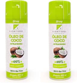 Kit com 2 Óleo de Coco Extravirgem Spray 200 ml Klein Foods