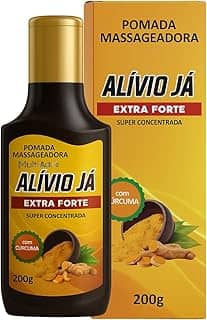 Alivio Já Extra Forte, Pomada Massageadora com Cúrcuma, Arnica e Mentol, 200g