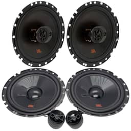 Kit Som Automotivo Completo Flex 4: Par de Alto Falantes Triaxial 6TRFX55 (110W RMS) + Par de Auto Falantes 2 Vias 62VFX55 (110W RMS) - POTÊNCIA, CLAREZA E IMERSÃO para seu Carro!