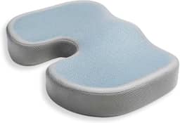 Almofada Cóccix e Lombar Ortopédica Espuma Gel de Alta Densidade Ergonômica Suporte para Cóccix e Coluna para Escritório Casa e Carro