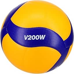 Bola de Vôlei MIKASA V200W, azul/amarelo