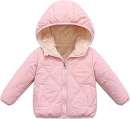 Casaco de lã de inverno para bebês meninos e meninas