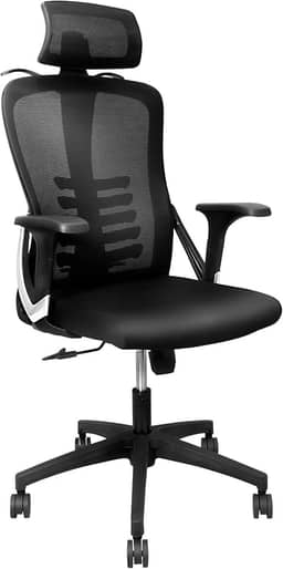 Cadeira de Escritório Presidente Ergonômica Reclinável Com Trava e Cabideiro ERGO BASIC Crivelo