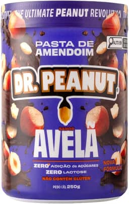 Dr. Peanut Pasta De Amendoim Avelã 250g - Com Whey Protein