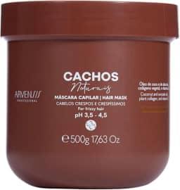 Arvensis – Máscara Cachos Naturais Crespos e Crespíssimos 500g | Nutrição, Definição, Suavidade, Fórmula Vegana, Para Crespos