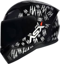 Capacete ASX City Fun Brilho Preto/Branco 64/XXL