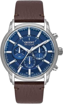 Relógio Orient Masculino Ref: Mbscc055 D1nx Cronógrafo Prateado