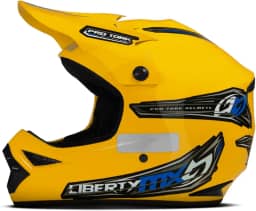 Capacete Motocross Pro Tork Liberty Mx Pro Tam. 60 Amarelo