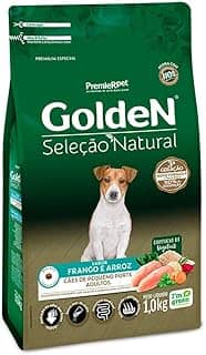 Premier Pet Ração Golden Seleção Natural Para Cães Adultos De Raças Pequenas Mini Bits 1Kg Para Todas Grande Adulto