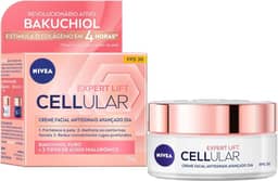 NIVEA Creme Facial Antissinais Cellular Lift Dia FPS 30 50ml - Creme facial antissinais com bakuchiol puro, ativo revolucionário estimula a produção de colágenO