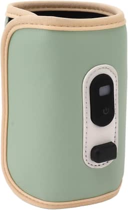 Generic Aquecedor de Garrafas USB Com Display Digital, 5 Velocidades, Protetor de Calor para Leite Materno, café Em Movimento, Leve, Rosa, 5,6 Onças (Verde)