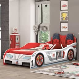 Cama Infantil Fast Car Casatema Branco