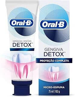 Oral B Pasta de Dentes Gengiva Detox Proteção completa Microespuma com flúor 75 ml