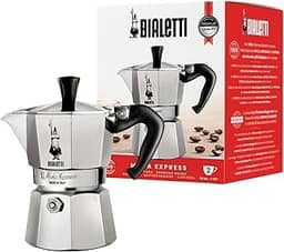 Bialetti 2 Xicaras Cafeteira Nuova Moka Express, Alumínio