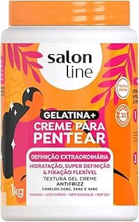 Salon Line, Creme de Pentear, Definição Extraordinária, Vegano - Para Cabelos Cacheados, Crespos e em Transição, 1kg