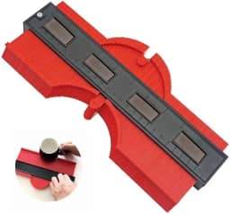 Régua para Contorno Irregulares Quinas Pisos Azulejos 25cm Kadosh Digital