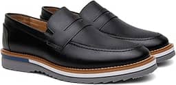 Sapato Mocassim Masculino Social Em Couro Legitimo Nobre Moderno Confortável Estiloso Sofisticado SuperMacio