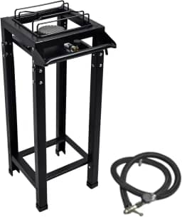 Fogão 1 Boca Industrial Alta Pressão Ferro Fundido Preto Roa