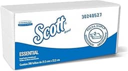 Scott Papel Toalha Essential Interfolhado Folha Dupla 200 Folhas - 1 Unidade