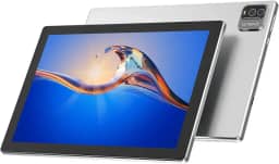 Tablet de 10 polegadas, tablets Android 14, suporte de armazenamento de 64 GB, expansão de 1 TB, 8 GB de RAM, câmera dupla de 2 MP + 8 MP, tela de tela HD 1280 x 800 IPS, WiFi6 Bluetooth, aba de longa