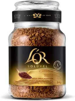 L'OR Café Classique Solúvel Pote De Vidro 84G