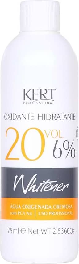 Whitener Água Oxigenada Cremosa Com Pca Na Oxidante Hidratante 20 Vol 6% 75 Ml Branca