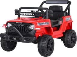 Carrinho Elétrico Infantil Mini Jipe Ride On 12v Maxi Toys (Vermelho)