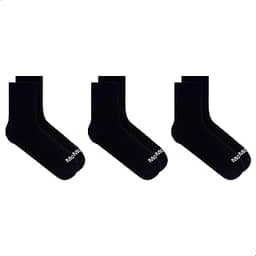 Kit 3 Pares Meia Cano Médio Curto Mash Esportiva Academia Respirável